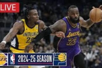 pacers vs lakers timeline